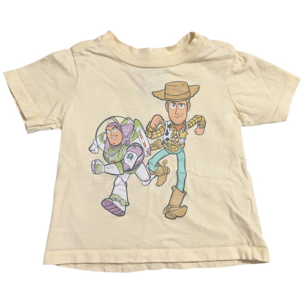 Disney Pixar Toy Story Buzz Lightyear Woody Shirt 18M Toddler Graphic Tee